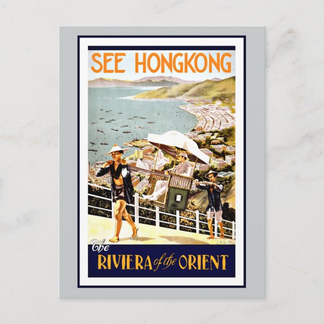 Resa Hong Kong Riviera of the Orient Vykort (Framsida)