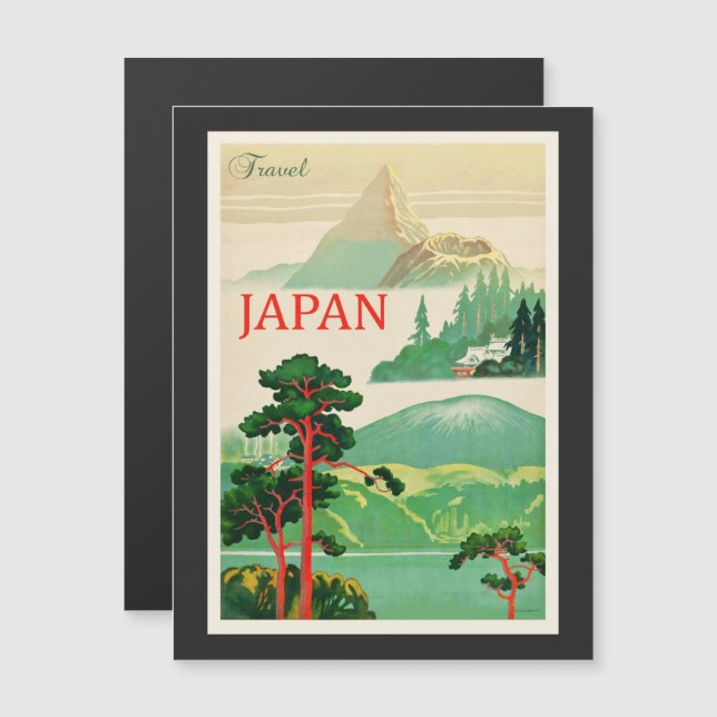 Resa i Japan Vintage Turismannons (Fram/baksida)