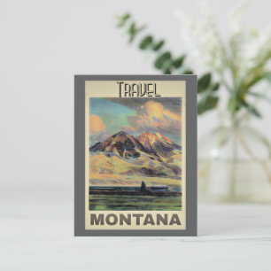 Resa i Montana-affisch, Vykort