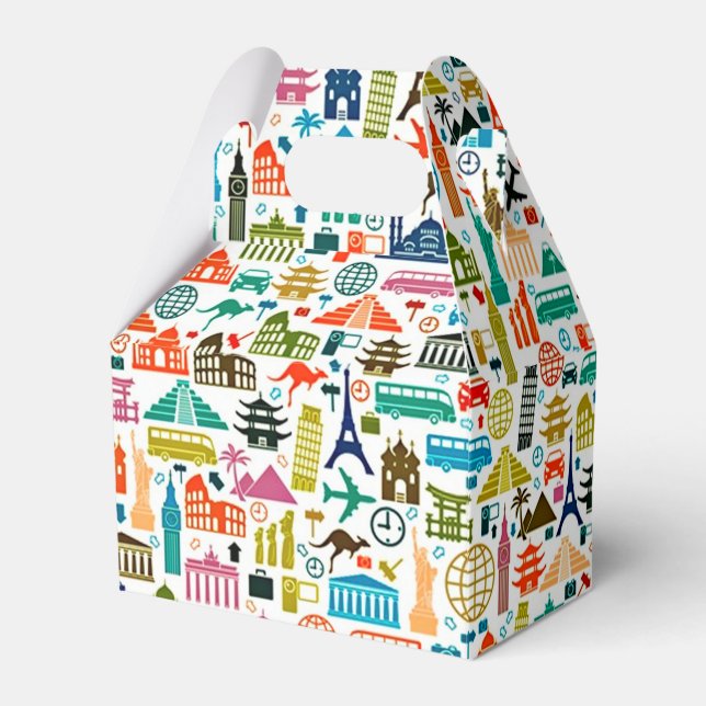 Resa i världen presentaskar (Framsidan Sidan)