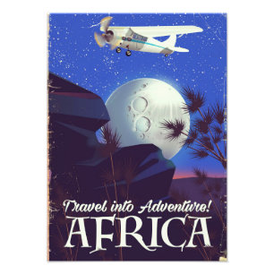 Resa in i Äventyr! Afrika Fototryck