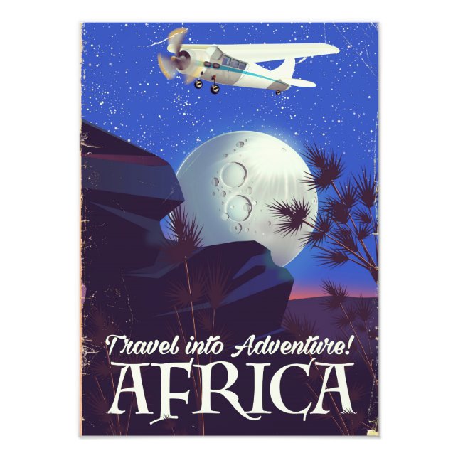 Resa in i Äventyr! Afrika Fototryck (Framsidan)