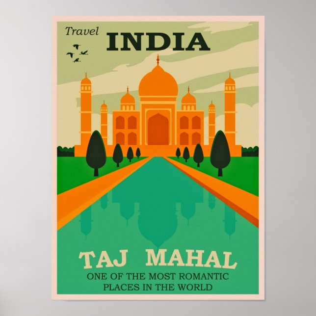 Resa India Vintage Poster (Framsidan)