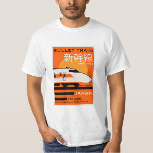 Resa Japan Kulkustrcka Shinkansen T Shirt