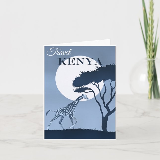 Resa Kenya, Afrika, Kort (Framsida)