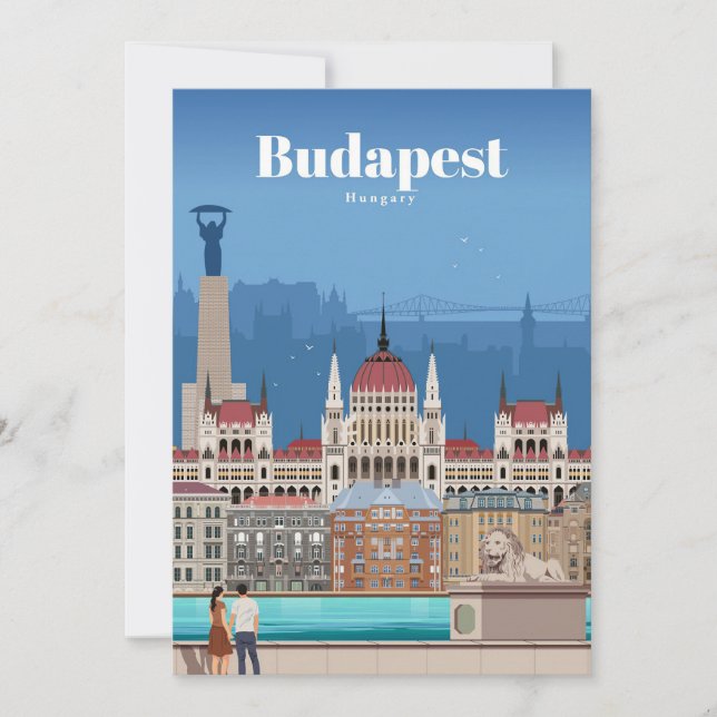 Resa Konst Resa till Budapest Inbjudningar (Framsida)