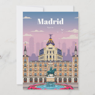 Resa Konst Resa till Madrid Spanien Inbjudningar