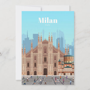 Resa Konst Resa till Milano Italien Inbjudningar