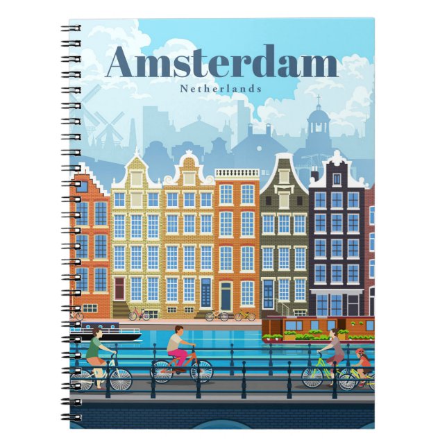 Resa konstresor till Amsterdam Anteckningsbok (Framsidan)