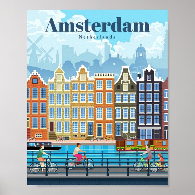 Resa konstresor till Amsterdam Poster (Framsidan)
