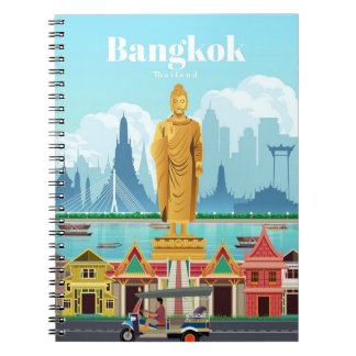 Resa konstresor till Bangkok Anteckningsbok