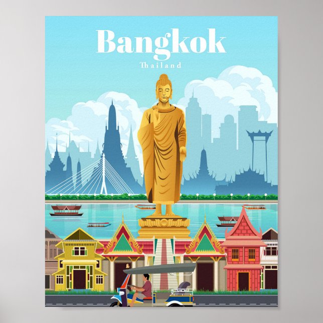 Resa konstresor till Bangkok Poster (Framsidan)