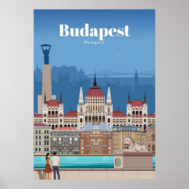 Resa konstresor till Budapest Poster (Framsidan)