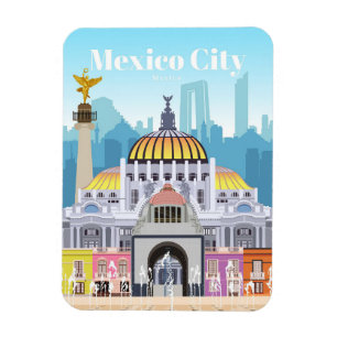 Resa konstresor till Mexico City Magnet