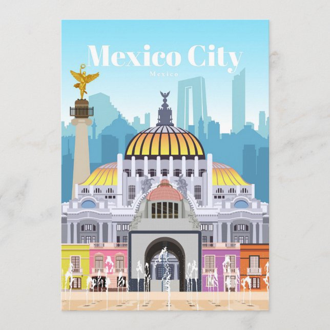 Resa konstresor till Mexico City Program (Framsida)