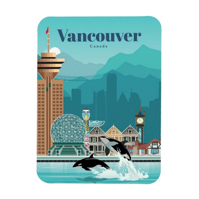 Resa konstresor till Vancouver Magnet (Vertikal)
