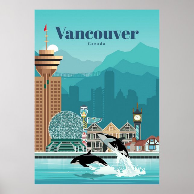 Resa konstresor till Vancouver Poster (Framsidan)