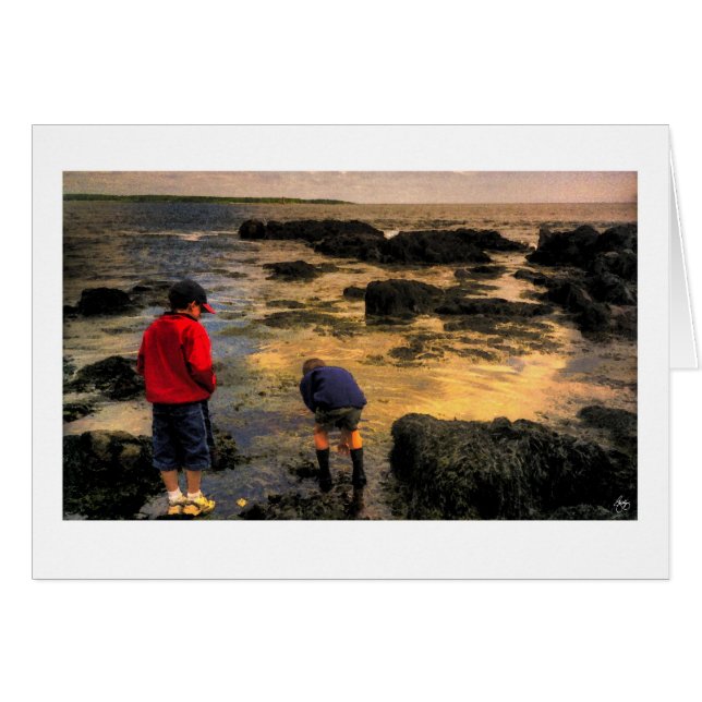 Resa-kortet i Fält Hälsningskort (Framsidan Horizontal)