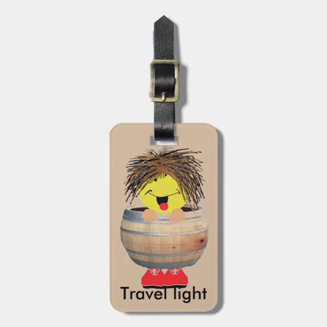 Resa lätt bagagebricka (Vertikal Framsida)