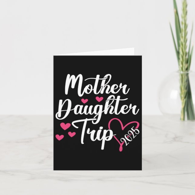 Resa mamma dotter 2025 Familjesemester Mamma Dotte Kort (Framsida)