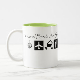 Resa matningar soulen - kaffemugg