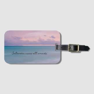 Resa med "Mäst gåva" med "Beach Photo" Bagagebricka