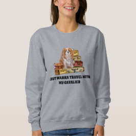 Resa med min Blenheim Cavalier Kung Charles   T Shirt