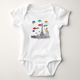 Resa med paraplyer tee shirt