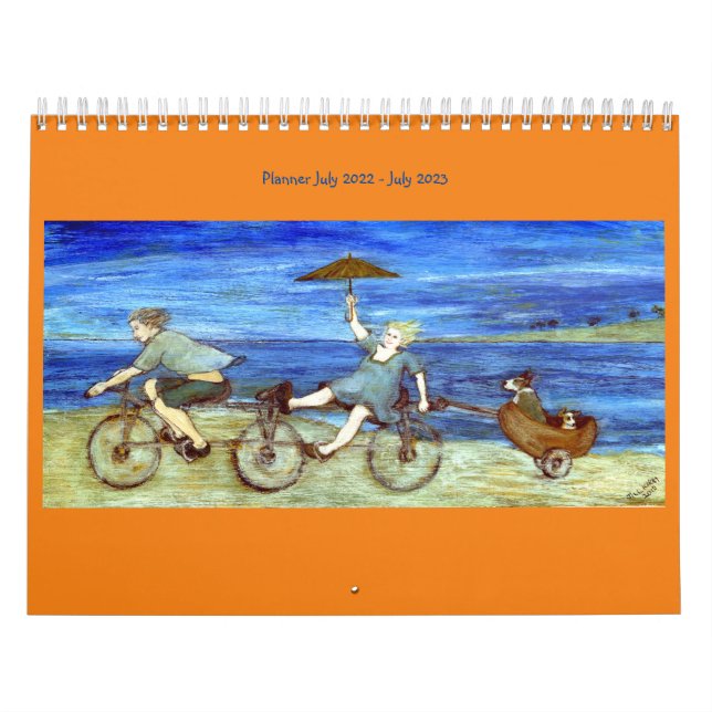 Resa med Tandem Cycle Planner Kalender (Omslag)