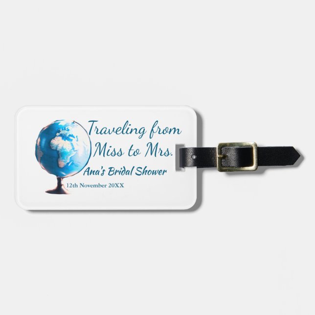 Resa möhippa lägg till namn datafel hos fru sim bagagebricka (Horisontell Framsida)