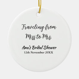 Resa möhippa lägg till namn datafel hos fru sim julgransprydnad keramik