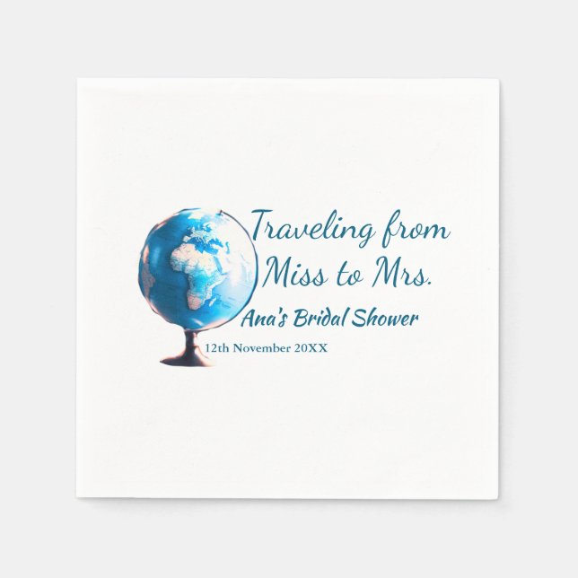 Resa möhippa lägg till namn datafel hos fru sim pappersservett (Framsidan)