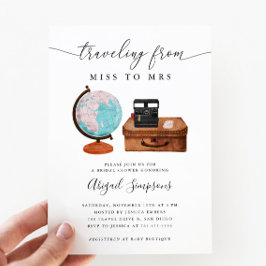 Resa Möhippa MISS till MRS. Inbjudningar