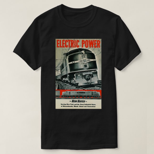 Resa New Haven Railroad T Shirt (Design framsida)