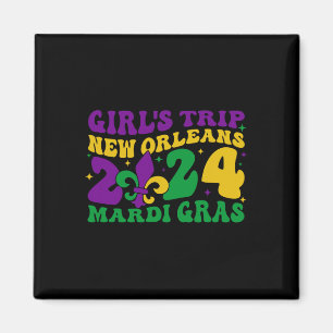 Resa New Orleans 2024 Mardi Gras Apparel Magnet