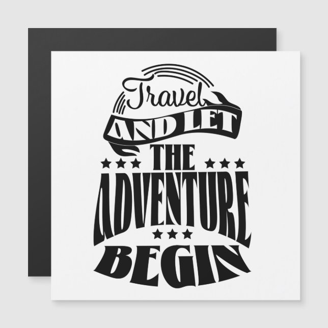 Resa och låt Äventyr börja (Fram/baksida)