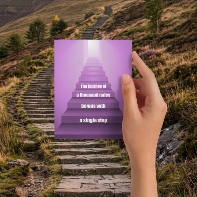 Resa på tusen mil vykort (Skapare uppladdad)