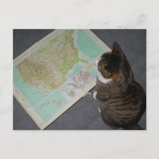 Resa på vägarna vykort