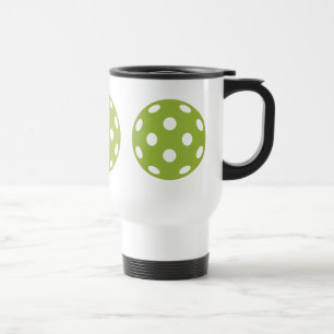 Resa/pendla Mugg grönt boll på den
