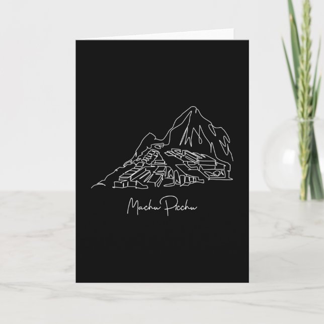 Resa Peru Lima Machu Picchu Cusco Familjesemester Kort (Framsida)