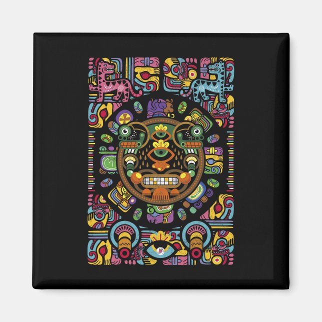 Resa Peru Lima Machu Picchu Cusco Semester Present Magnet (Framsidan)
