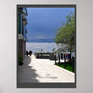 Resa Poster från Oslo, Norge