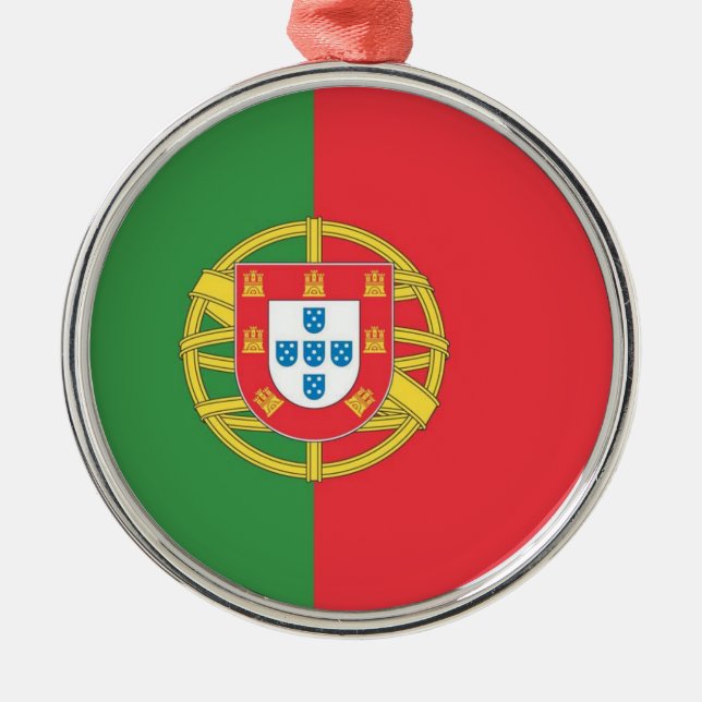 Resa prydnaden - Portugal Julgransprydnad Metall (Framsidan)