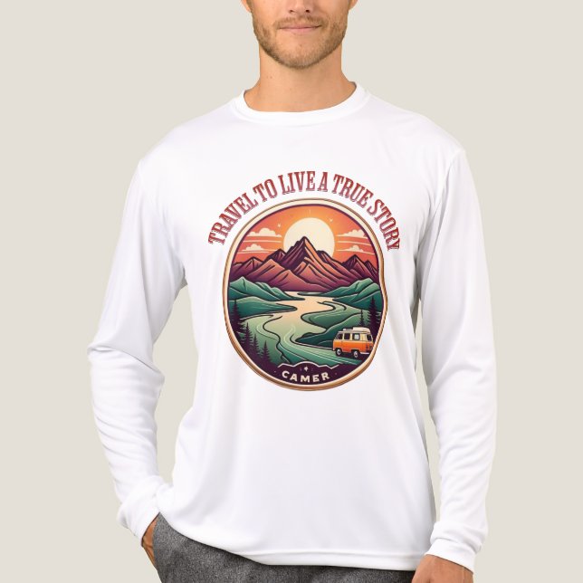 Resa Real Story Tee - No Fake Journeys Badge (Framsida)