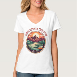 Resa Real Story Tee - No Fake Journeys Badge