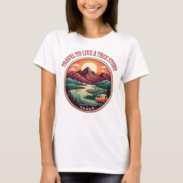 Resa Real Story Tee - No Fake Journeys Badge
