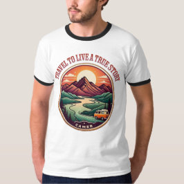 Resa Real Story Tee - No Fake Journeys Badge