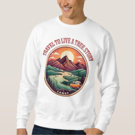 Resa Real Story Tee - No Fake Journeys Badge Lång Ärmad Tröja