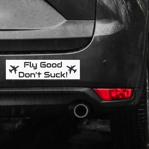 Resa Roligt 'Flyg Bra Sucka Inte' Kul Aviation Bildekal