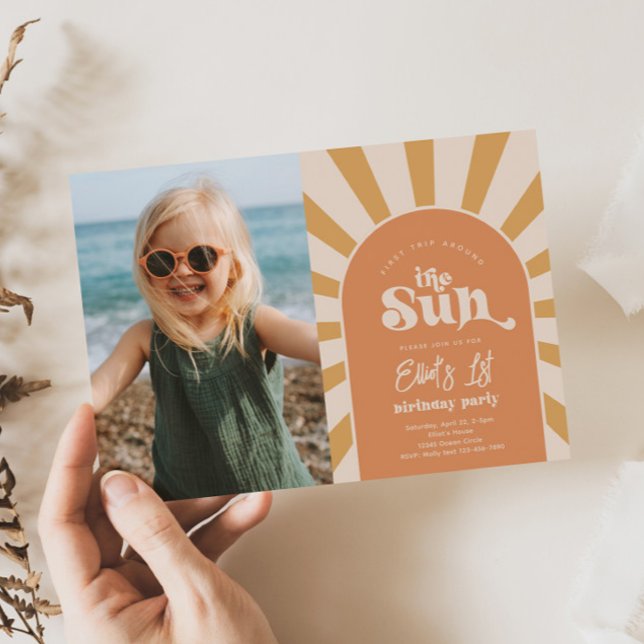 Resa runt Sol-fotodagen Inbjudningar (Skapare uppladdad)